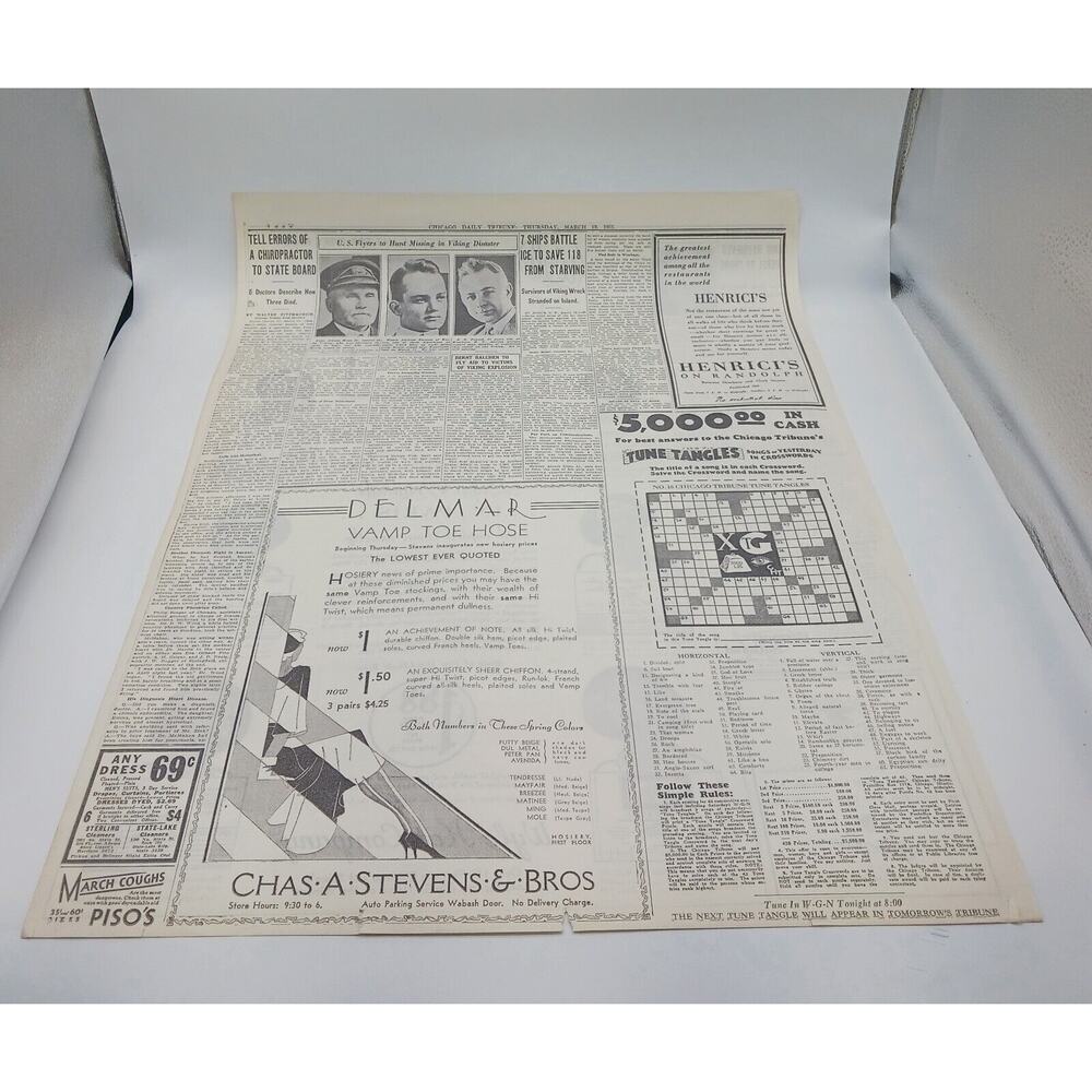1931 Chicago Tribune Wyle Hat Co Ad Dr Paul Pearson Capt Abram Kean Jr A Penrod - Picture 9 of 12